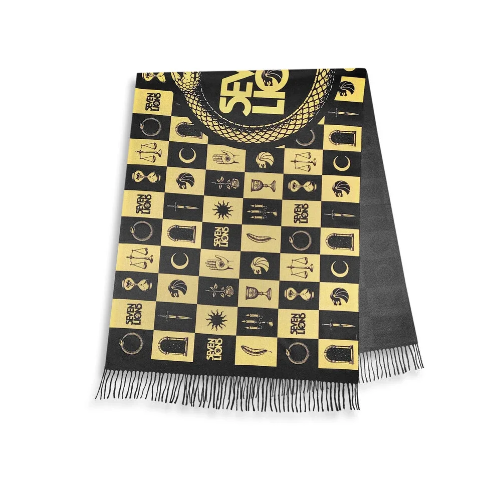 SEVEN LIONS - CHECKERED PASHMINA Festival Rave EDM